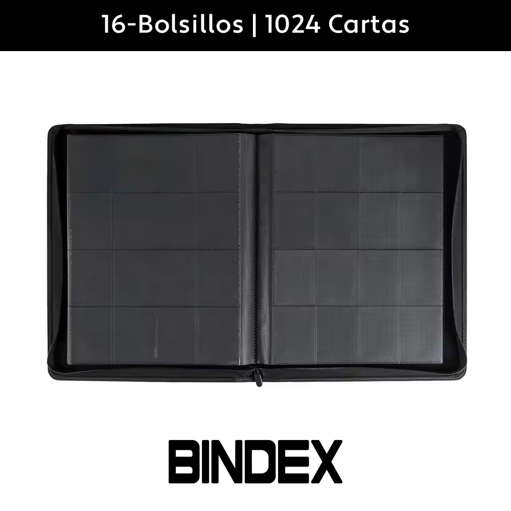 Binder 16 Bolsillos – 1024 Cartas (Negro) - Imagen 2
